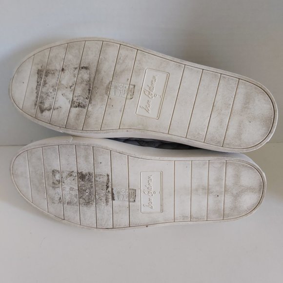 Sam Edelman Ezzie grey quilted leather sneaker - Picture 11 of 12